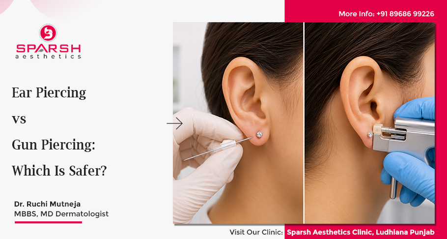 Ear Piercing vs Gun Piercing: Which Is Safer?